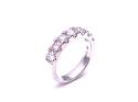 Platinum Laboratory Grown Diamond 7 Stone Ring