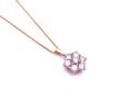 9ct Laboratory Grown Diamond Cluster Necklet 2ct
