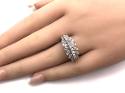 9ct Yellow Gold Diamond Cluster Ring