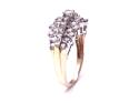 9ct Yellow Gold Diamond Cluster Ring