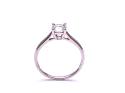 9ct White Gold CZ Solitaire Ring 5.5mm