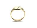 9ct Yellow Gold Patterned Signet Ring