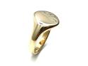 9ct Yellow Gold Patterned Signet Ring