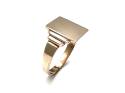 9ct Yellow Gold Plain Signet Ring