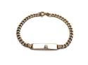 9ct Yellow Gold ID Curb Bracelet