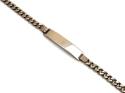 9ct Yellow Gold ID Curb Bracelet