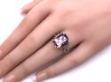 14ct Ametrine & Diamond Ring