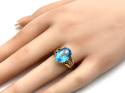9ct Yellow Gold Multi Topaz Ring