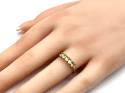 9ct Yellow Gold Peridot Five Stone Ring