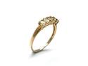 9ct Yellow Gold Peridot Five Stone Ring