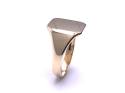 9ct Yellow Gold Patterned Signet Ring
