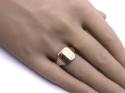 9ct Yellow Gold Patterned Signet Ring