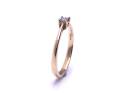 9ct Yellow Gold Diamond Solitaire Ring