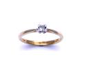 9ct Yellow Gold Diamond Solitaire Ring