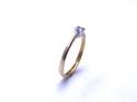 9ct Yellow Gold Diamond Solitaire Ring