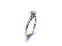 9ct Yellow Gold Diamond Solitaire Ring