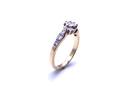 9ct Yellow Gold Diamond Solitaire Ring