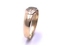 9ct Yellow Gold Buckle Ring