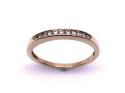 9ct Diamond Half Eternity Ring