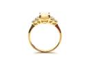 18ct Yellow Gold Opal & Diamond Ring