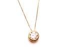 18ct CZ Pendant & Chain