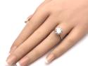 Platinum Laboratory Grown Diamond Ring 3.55ct