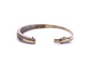 9ct Yellow Gold Diamond Bangle