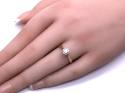 18ct Yellow Gold Diamond Solitaire Ring