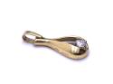 18ct Diamond Solitaire Pendant