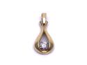 18ct Diamond Solitaire Pendant