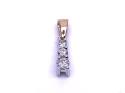 9ct Yellow Gold Diamond Pendant