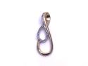 9ct Diamond Double Teardrop Pendant