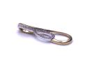 9ct Diamond Double Teardrop Pendant