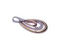9ct Yellow Gold Diamond Heart Pendant