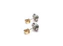 9ct Emerald & Diamond Cluster Earrings 0.33ct