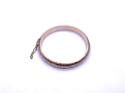 9ct Rose Gold Patterned Hinged Bangle