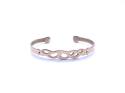 9ct Yellow Gold Celtic Torque Bangle