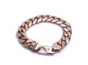 9ct Yellow Gold Heavy Curb Bracelet