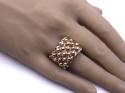 9ct Yellow Gold 5 Row Keeper Ring