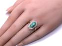 18ct Lightning Ridge Black Opal & Diamond Ring