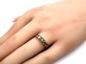 9ct Yellow Gold Multi Sapphire Ring