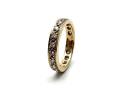 9ct Yellow Gold Full CZ Eternity Ring