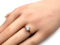 9ct Yellow Gold CZ Solitaire Ring