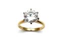 18ct Moissanite Solitaire Ring
