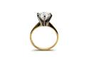 18ct Moissanite Solitaire Ring