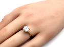 18ct Moissanite Solitaire Ring