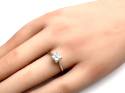 18ct Moissanite Solitaire Ring
