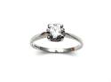 18ct Moissanite Solitaire Ring