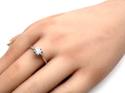 18ct Moissanite Solitaire Ring