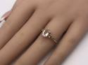 9ct Morganite & Diamond Ring